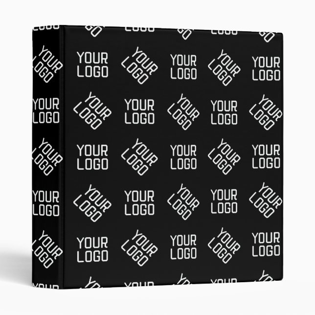 Your Logo | Unique Alternating Logo or Design 3 Ring Binder (Front/Spine)