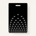 Your Logo Unique Arch Pattern | Black (editable) Badge