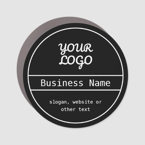 Your Logo  Unique Editable Business Design Car Magnet