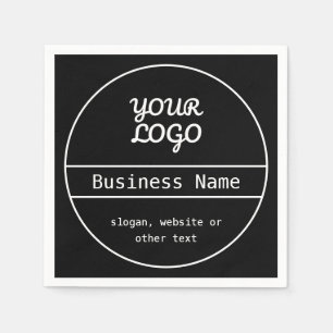 Your Logo Unique Editable Business Design Napkins