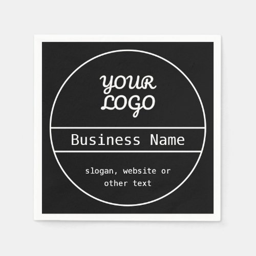 Your Logo  Unique Editable Business Design Napkins
