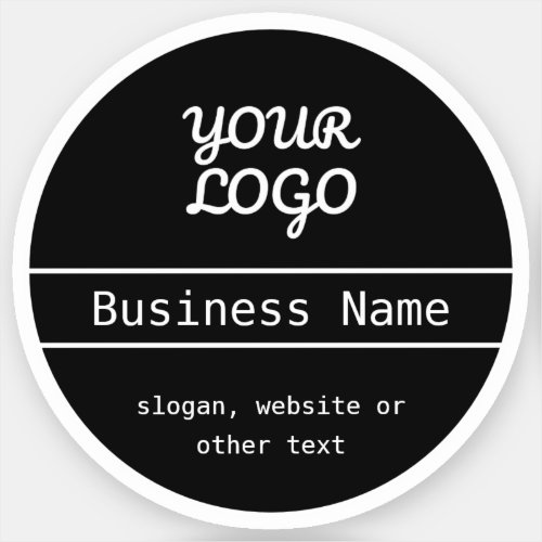 Your Logo  Unique Editable Opaque or Transparent Sticker