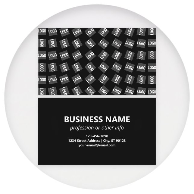 Your Logo | Unique Logo, Design or Image Pattern  Business Card (Creator Uploaded)