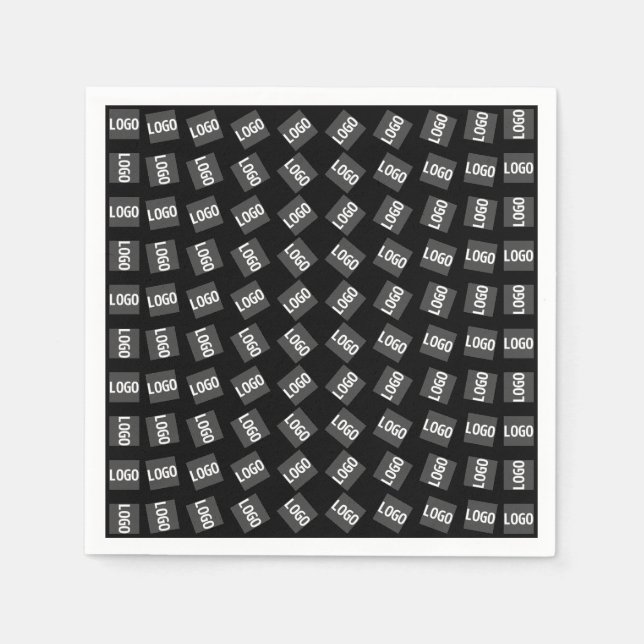 Your Logo | Unique Logo, Design or Image Pattern  Napkins (Front)