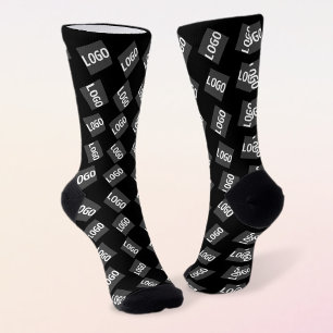 Your Logo Unique Logo, Design or Image Pattern Socks