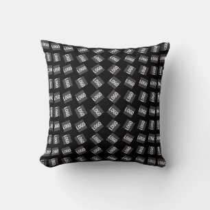Your Logo   Unique Logo, Design or Image Pattern  Throw Pillow