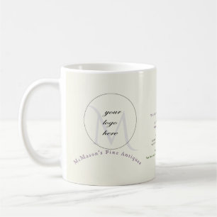 Your Logo Vintage Promo Business Info Coffee Mug