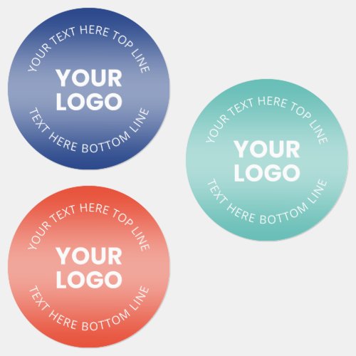 Your Logo wEditable Any Color Gradient  Labels