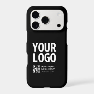 Your Logo w/Editable QR code & Text iPhone 17 Pro Case