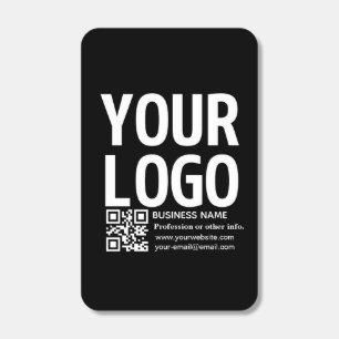 Your Logo w/Editable QR code & Text Matchboxes