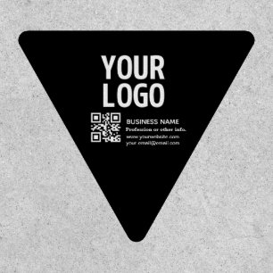 Your Logo w/Editable QR code & Text Patch