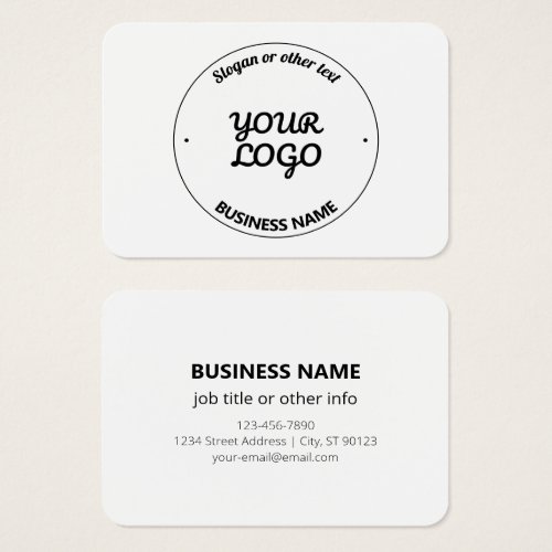 Your Logo with Editable Slogan  Business Name