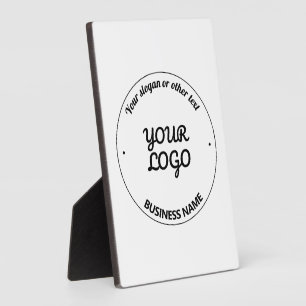 Your Logo with Editable Slogan & Business Name Plaque