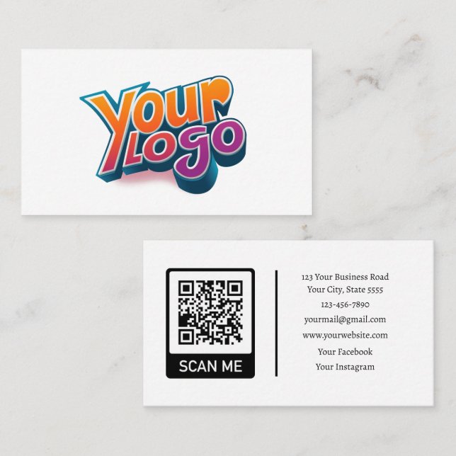 Your Logo, Your Style! 💼🎨 Business Card (Front/Back)