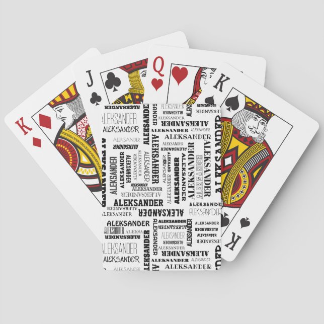 Your (Long) Name is All Over These Poker Cards (Back)