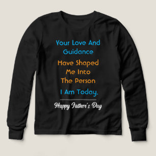 Your Love and Guidance – Heartfelt Father’s Day Tri-Blend Shirts