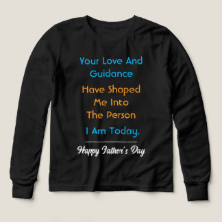 Your Love and Guidance – Heartfelt Father’s Day Tri-Blend Shirts