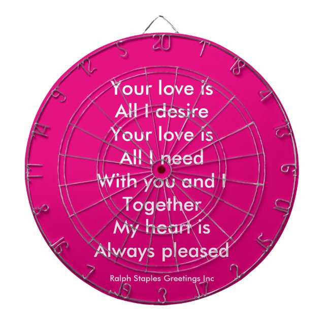 Your love dart board (Front)