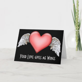 Your Love gives me Wings Holiday Card