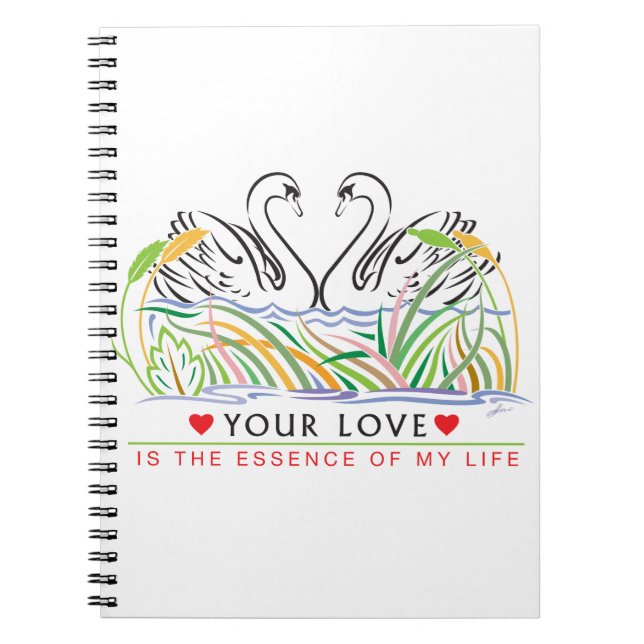 Your Love is essence Notebook (Front)