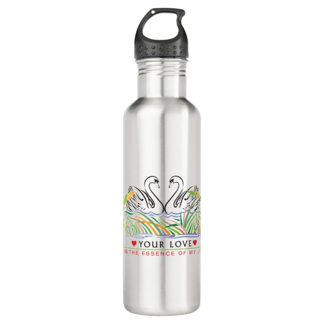 Your Love is essence Stainless Steel Water Bottle (Front)
