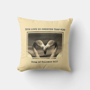 YOUR LOVE IS SWEETER Christian Valentine Throw Pillow