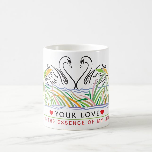 Your Love is The Essence of my Life Classic Mug, 1 Coffee Mug (Center)