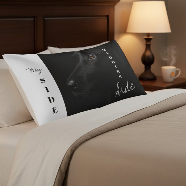 Your Loyal Companion: Custom Black Lab Photo Pillow Case (Your Loyal Companion: Custom Black Lab Photo Pillow Case)