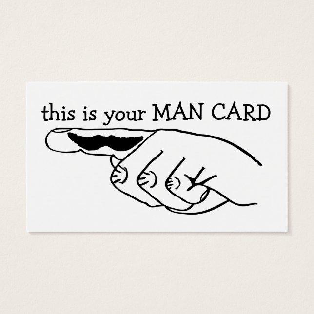 Your Man Card (Back)