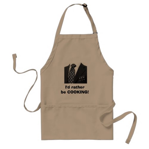 YOUR MANS APRON _ ID RATHER BE COOKING