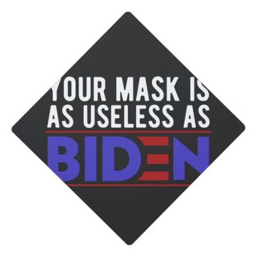 Your Mask Is As Useless As Biden Graduation Cap Topper