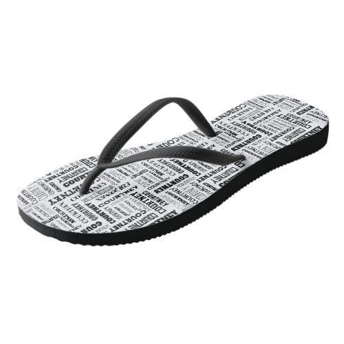 Your Medium Length Name is All Over These Flip Flops