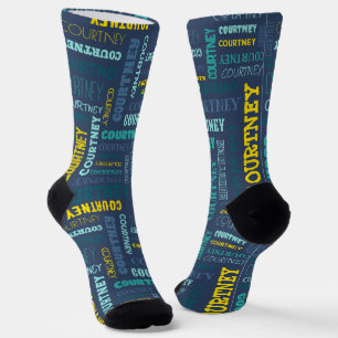 Your (Medium Length) Name is All Over These Socks