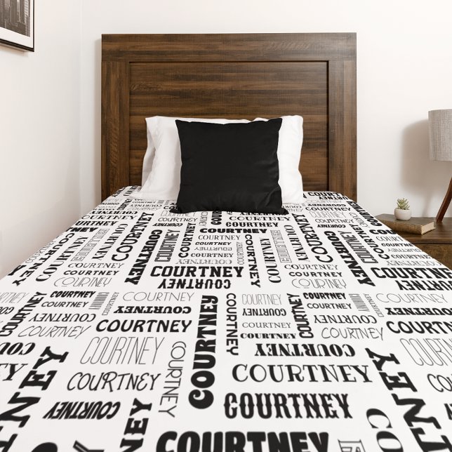 Your (Medium Length) Name is All Over This Duvet Cover (Creator Uploaded)