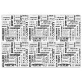 Black and White Cowhide Cow's Hide Patterned Tissue Paper