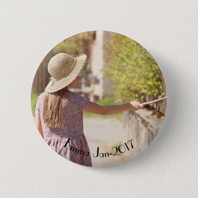 Your memoirs pinback button (Front)