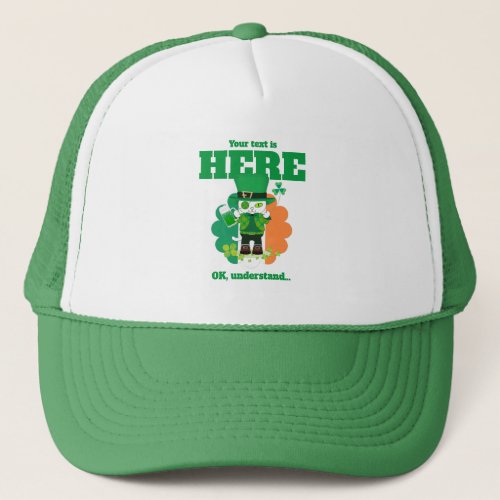 Your Meowgical Leprechaun Trucker Hat