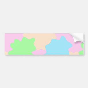 Your message here add text name boho colorful rust bumper sticker