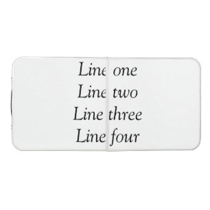 Your message here add text name monogram image quo beer pong table