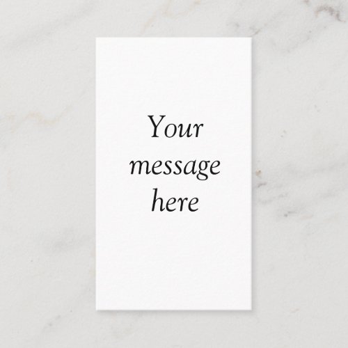 Your message here add text name monogram image quo business card