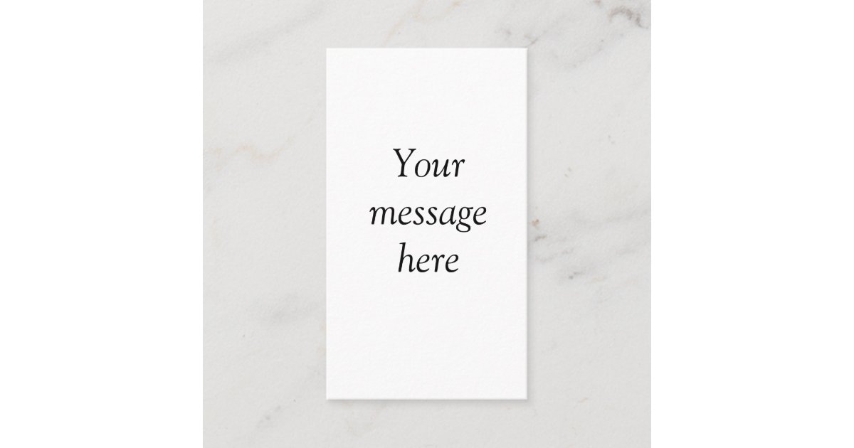 Your message here add text name monogram image quo business card | Zazzle