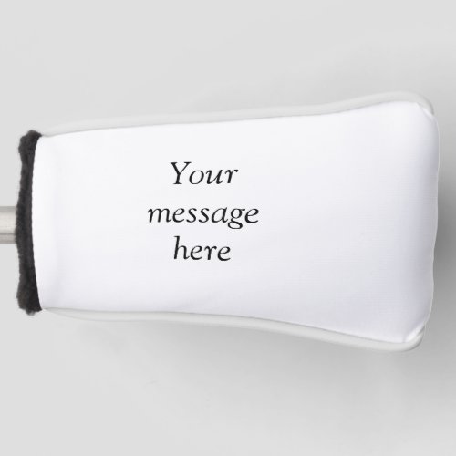 Your message here add text name monogram image quo golf head cover