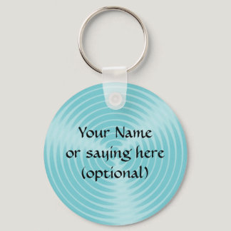 Your message here in blue - keychain