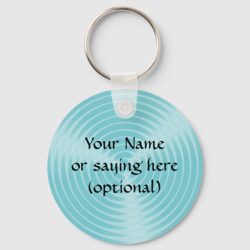 Your message here in blue _ keychain