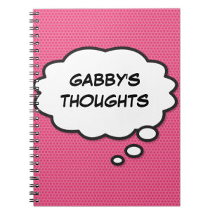 Your Message Thought Bubble Fun Retro Comic Book