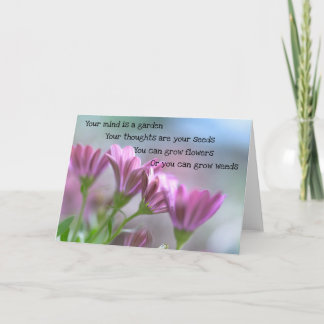 Your Mind Is A Garden   Card