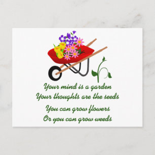 Your Mind is a Garden Postcard