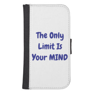 Your mind set is what counts galaxy s4 wallet case