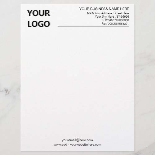Your Modern Business Office Letterhead with Logo