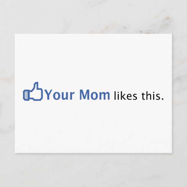 Your Mom Likes This Postcard (Front)